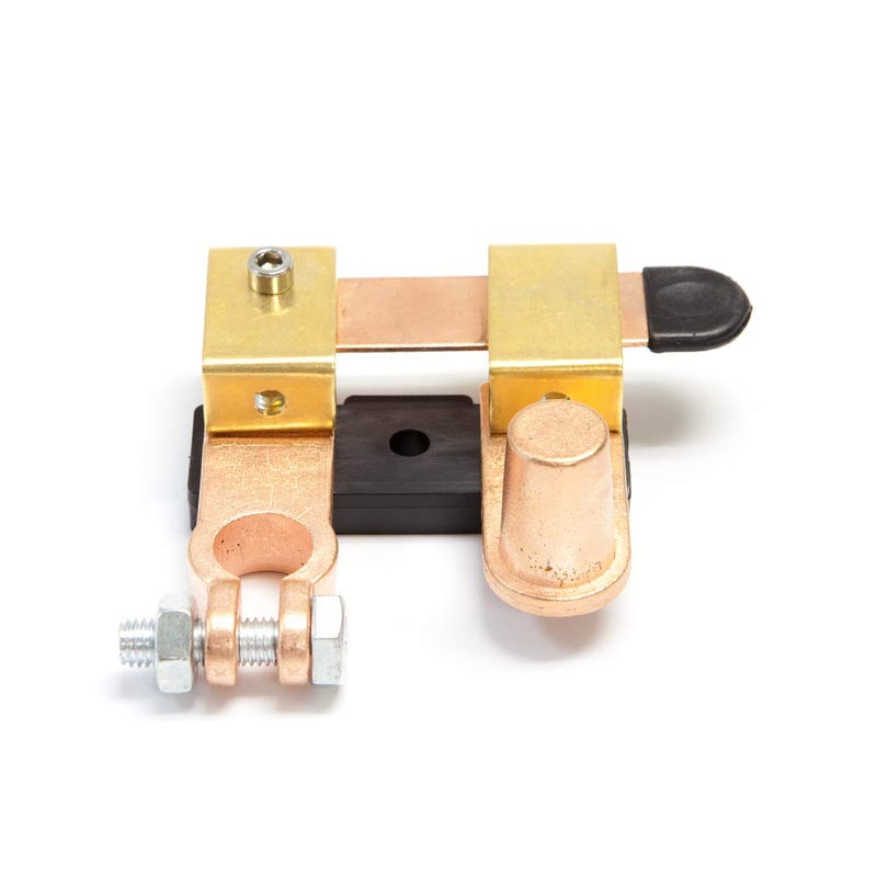 A ABIGAIL Top Post Negative Battery Disconnect Switch 12V / 24V 250/750 Amps Knife Blade Isolator Power Cutoff Switch for Marine Car Boat RV ATV (Horizontal and Vertical) - Image 1